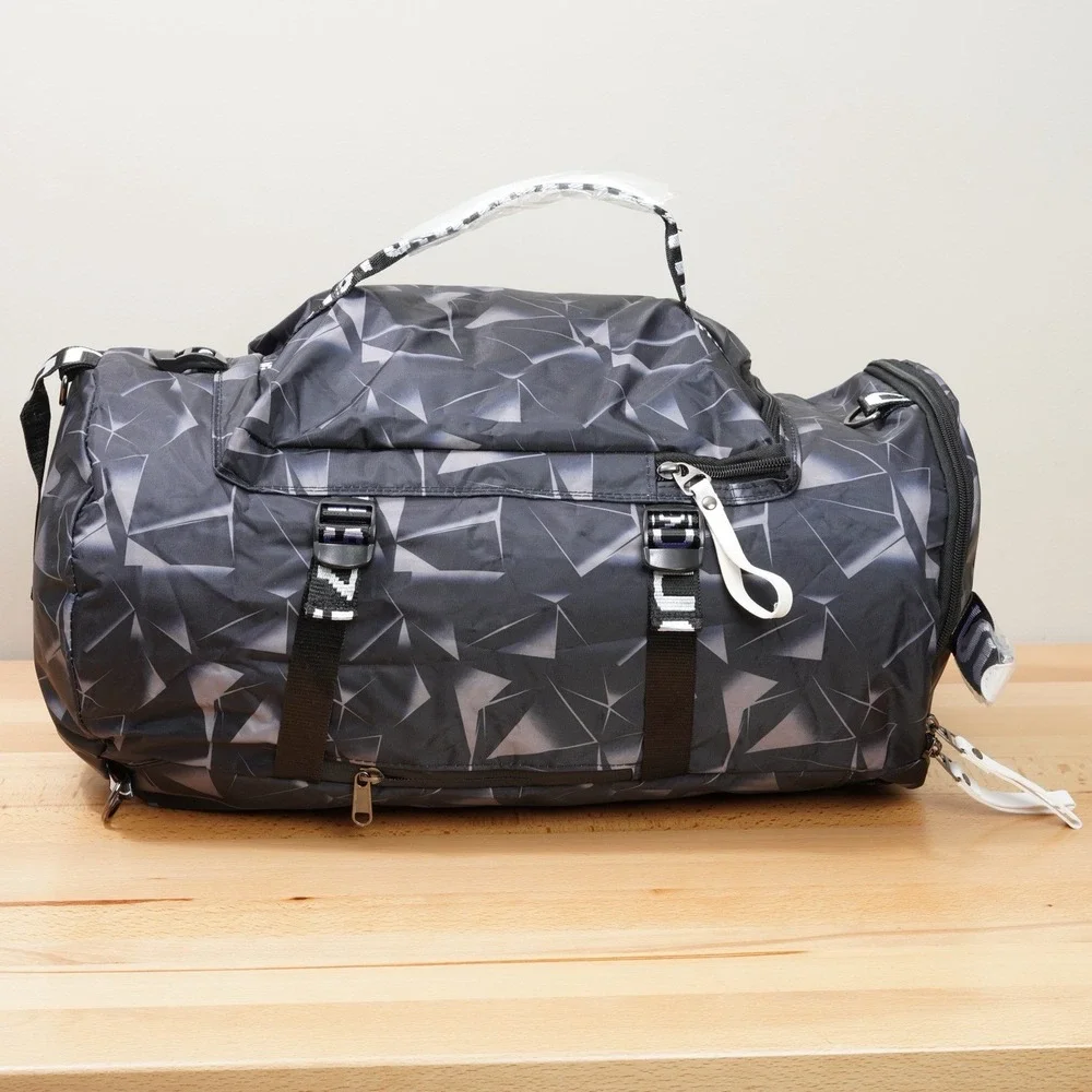 Waterproof Gym Duffle Bag Travel Weekender‎ Backpack Sports Bag with Sling Strap